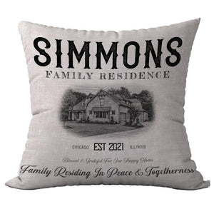 Beige Personalized Designer Decorative Pillow