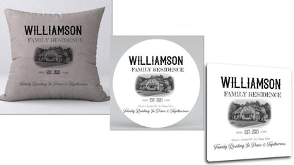 Decorative Pillow, Wall Art, & Wall Clock Gift Bundle